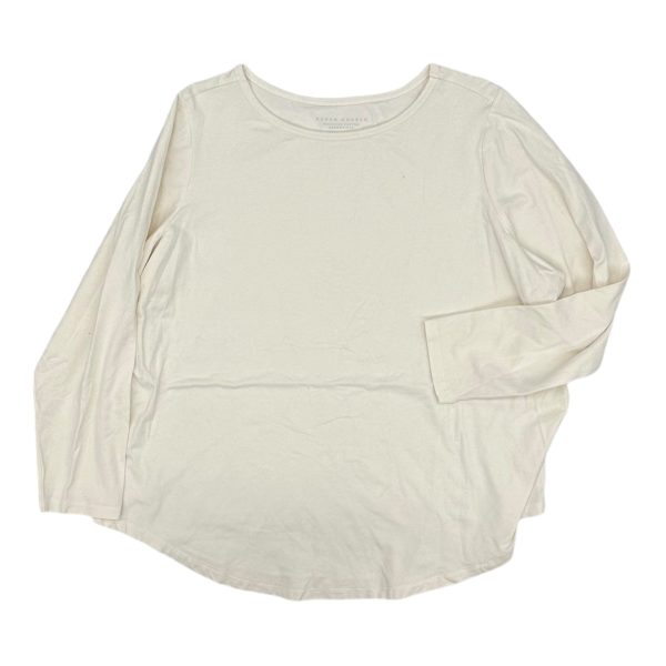 Top Ls By Susan Graver In Cream, Size:1X Hot on Sale