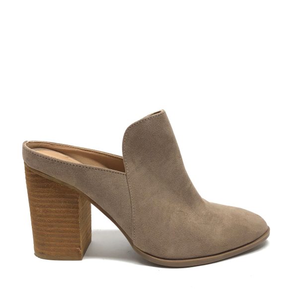 Boots Ankle Heels By Madden Girl In Taupe, Size: 7.5 For Discount