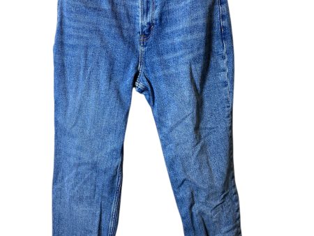 Jeans Straight By Abercrombie And Fitch In Blue, Size: 2 Online Sale