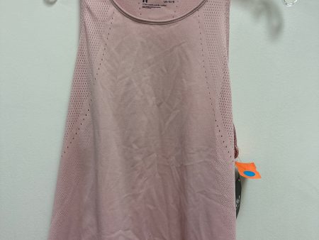 Athletic Tank Top By Under Armour In Pink, Size: L Fashion