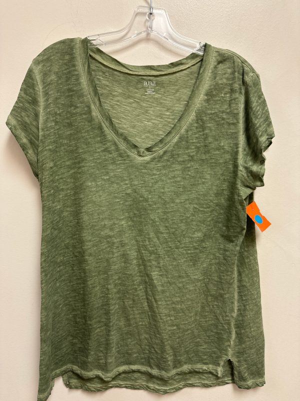 Top Short Sleeve By Ana In Green, Size: L Discount