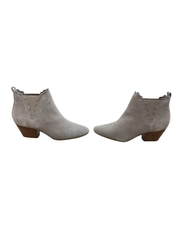 Boots Leather By Sole Society In Taupe, Size: 8 For Cheap