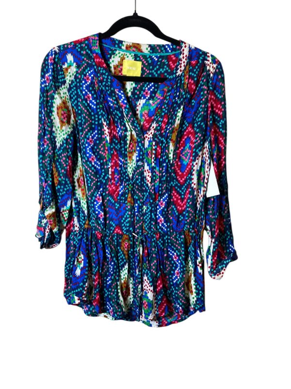 Top Long Sleeve By Maeve In Multi-colored, Size: S Sale