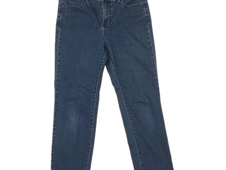 Jeans Straight By Talbots In Blue Denim, Size:8 Online now