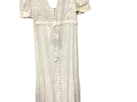 Dress Casual Maxi By Alice + Olivia In White, Size: 8 Online