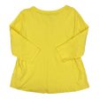 Top 3 4 Sleeve Basic By Isaac Mizrahi Live Qvc In Yellow, Size:1X For Cheap