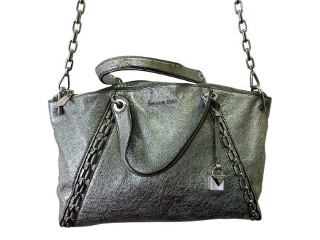 Handbag Designer By Michael Kors In Silver, Size:Medium Supply