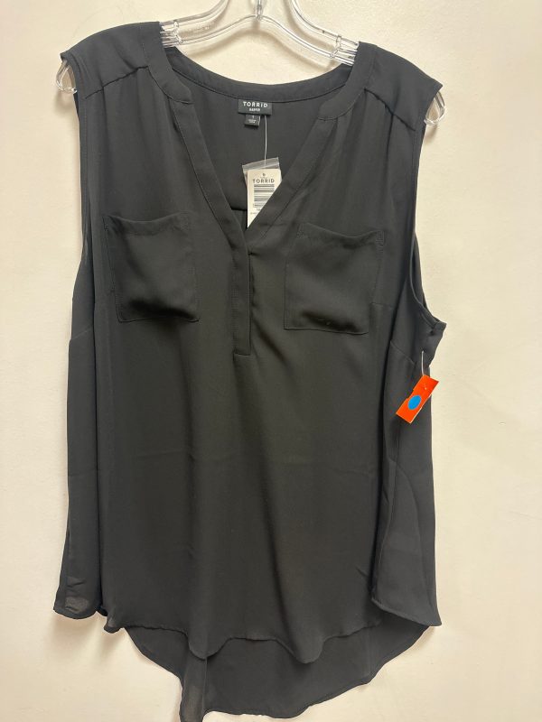 Top Sleeveless By Torrid In Black, Size: 1x Hot on Sale