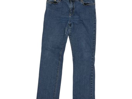 Jeans Straight By Ralph Lauren In Blue Denim, Size:14 on Sale