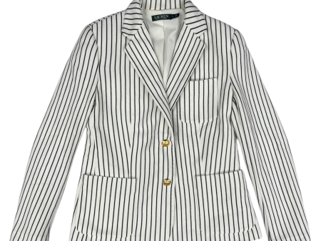 Blazer By Lauren By Ralph Lauren In Striped Pattern, Size: 12 Supply