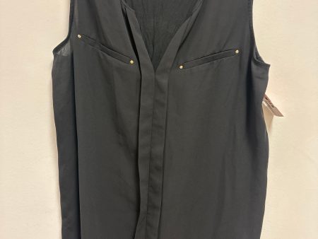 Top Sleeveless By Express In Black, Size: L For Sale