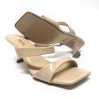 Sandals Heels Kitten By Soda In Tan, Size: 8 Supply