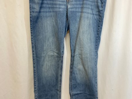 Jeans Straight By Maurices In Blue Denim, Size: 16 Discount