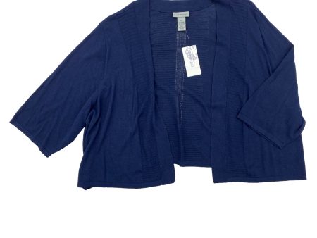 Blue Cardigan Catherines, Size 2x Online Sale