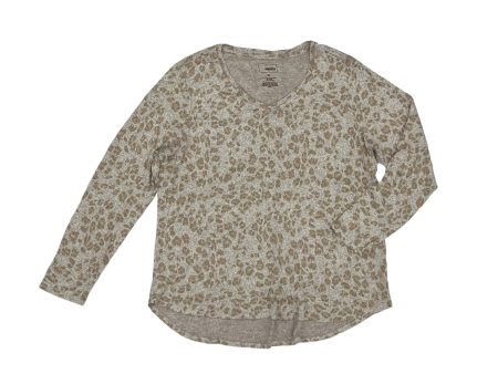 ANIMAL PRINT TOP LS by SONOMA Size:XL For Sale