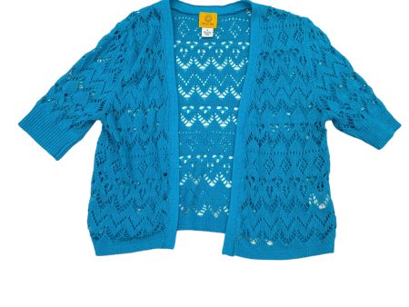 BLUE SWEATER CARDIGAN by RUBY RD Size:S For Cheap