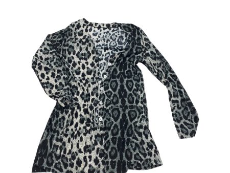 ANIMAL PRINT CARDIGAN by CLOTHES MENTOR Size:M Supply