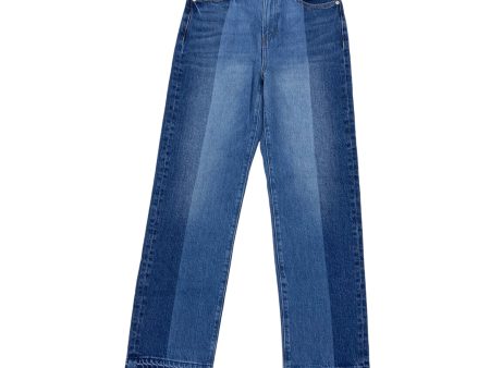 Jeans Straight By Loft In Blue Denim, Size:2 Online