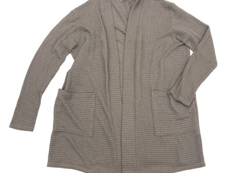 TAUPE SWEATER CARDIGAN by CLOTHES MENTOR Size:PETITE   S For Cheap