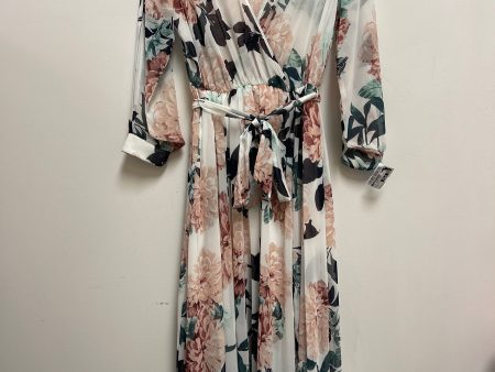 Dress Casual Maxi By Clothes Mentor In Floral Print, Size: M For Sale