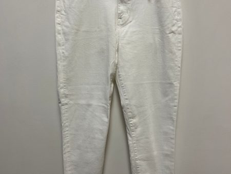 White Denim Jeans Skinny Apt 9, Size 16 on Sale