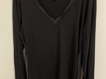 Top Long Sleeve By White House Black Market In Black, Size: L Online Hot Sale