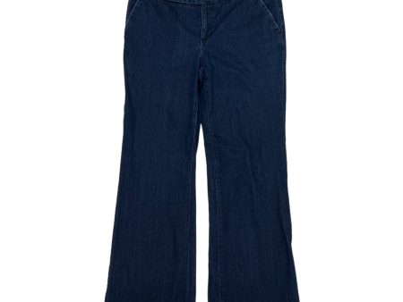 BLUE DENIM JEANS DESIGNER by TORY BURCH Size:12 Sale