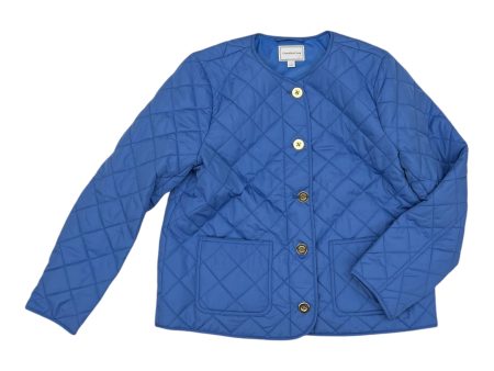 BLUE JACKET PUFFER & QUILTED by CHARTER CLUB Size:L Online Hot Sale