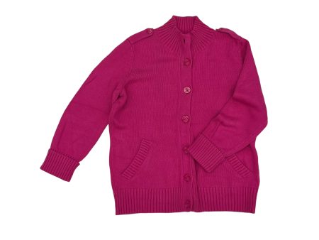 Sweater Cardigan By Talbots In Pink, Size:M Sale