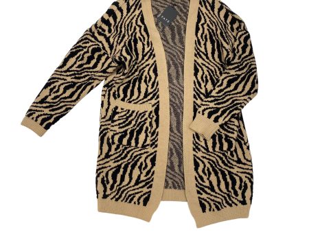 ANIMAL PRINT SWEATER CARDIGAN by FATE Size:S on Sale