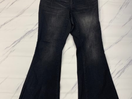 Black Jeans Flared Cmc, Size 10 For Discount