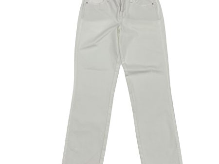 WHITE DENIM WHITE HOUSE BLACK MARKET JEANS SKINNY, Size 2 Online Hot Sale