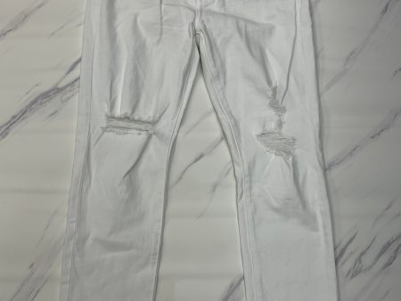 White Jeans Skinny 7 For All Mankind, Size 6 Online Sale