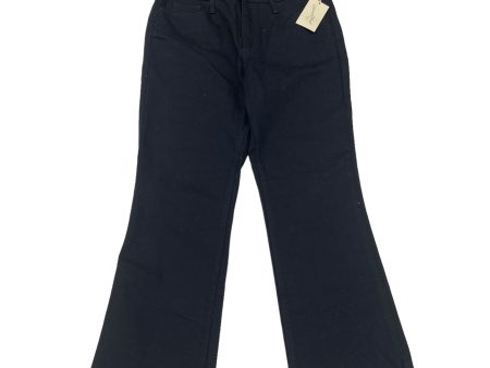 BLACK DENIM JEANS STRAIGHT by UNIVERSAL THREAD Size:8 Online