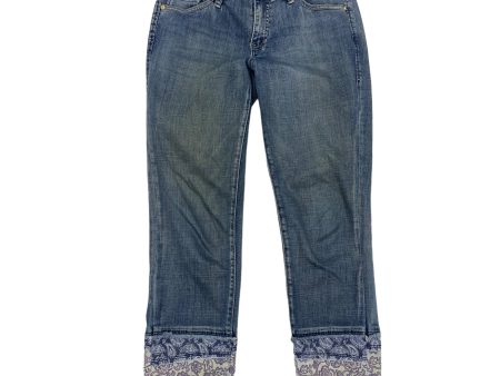 BLUE DENIM JEANS CROPPED by JAG Size:4 Cheap