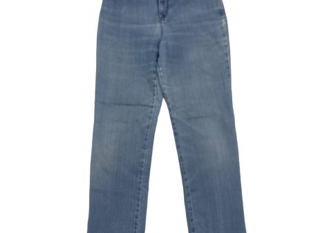 BLUE DENIM JEANS STRAIGHT by GLORIA VANDERBILT Size:8 Supply