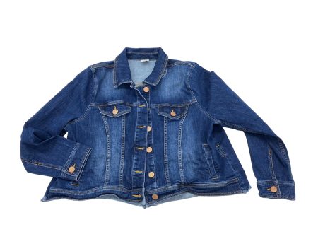 BLUE DENIM JACKET DENIM by CABI Size:XL Fashion