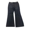 Black Denim Jeans Wide Leg Express, Size 10 Discount