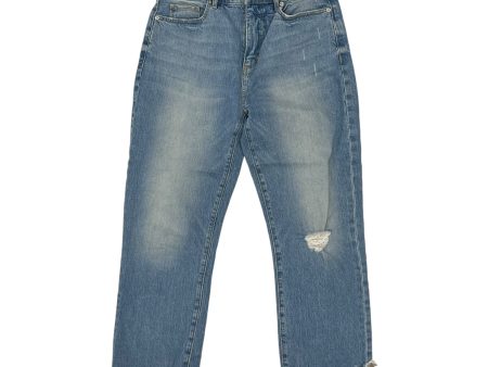 BLUE DENIM JEANS STRAIGHT by LOFT Size:2 Cheap