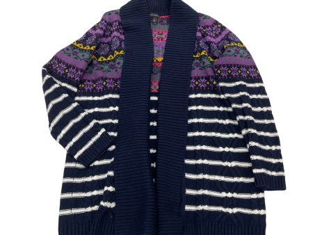 Sweater Cardigan By Talbots In Navy, Size:M Hot on Sale