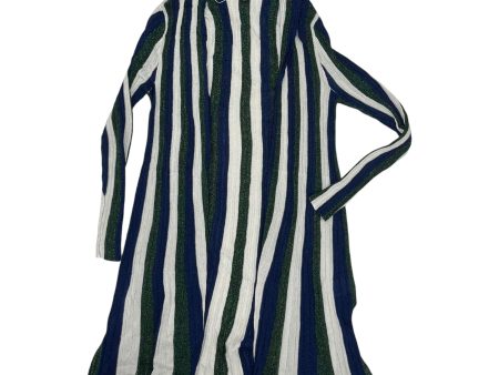 Cardigan By Inc In Blue & Green, Size:M Hot on Sale