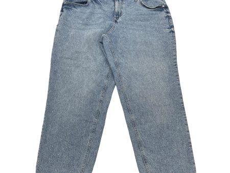 BLUE DENIM JEANS STRAIGHT by CLOTHES MENTOR Size:16W Online Sale