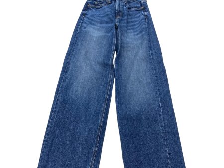 BLUE DENIM JEANS WIDE LEG by OLD NAVY Size:0 Discount