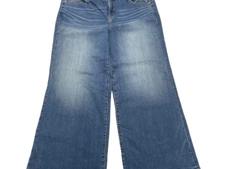 BLUE DENIM TORRID JEANS WIDE LEG, Size 20 For Cheap