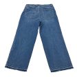 BLUE DENIM CHICOS JEANS CROPPED, Size 10 Supply