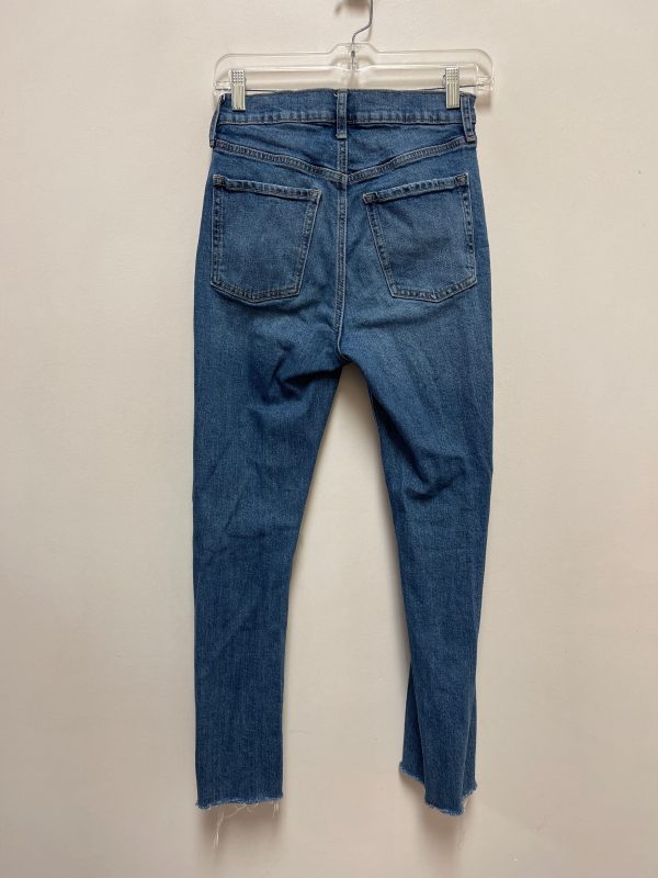 Jeans Straight By Old Navy In Blue Denim, Size: 2 For Cheap