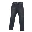 BLACK DENIM HUDSON JEANS SKINNY, Size 6 For Cheap