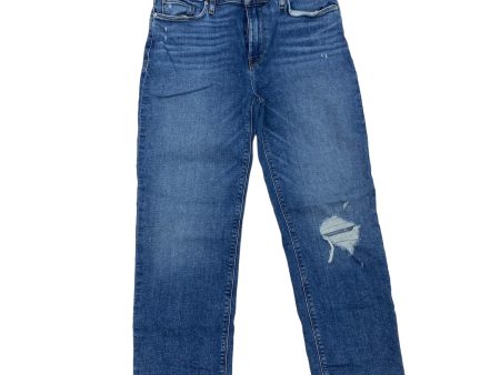 BLUE DENIM JEANS CROPPED by HUDSON Size:12 Hot on Sale