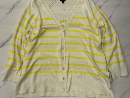 Sweater Cardigan By Talbots In Yellow, Size: 3x Discount