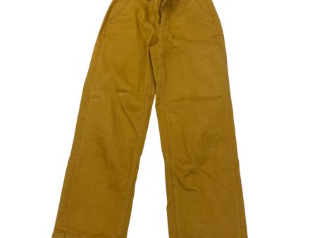 YELLOW JEANS STRAIGHT by EVERLANE Size:0 Online now